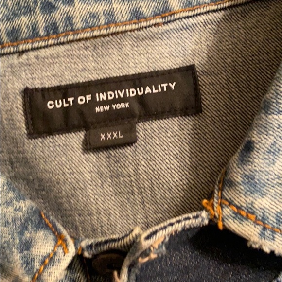 CULT OF INDIVIDUALITY jean jacket - Picture 3 of 3